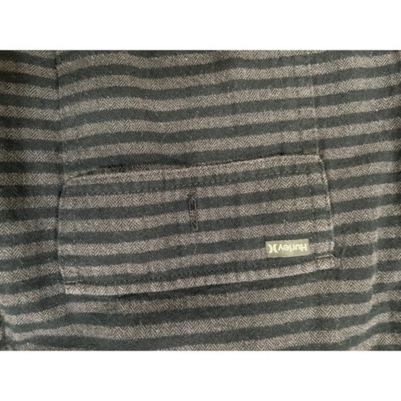 Shirt Hurley Stripped Button Up - Picture 3 of 6
